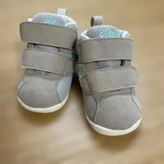 asics スクスク　ベビーシューズ ファーストシューズ　ベージュ　11.5cm