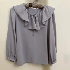 セール　 couture brooch 襟フリル付　トップス（サイズ38）