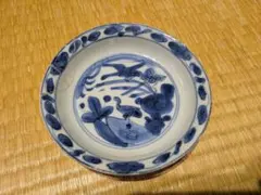 中国美術 清時代 景徳鎮 青花釉裏紅梅花鳥紋皿 - メルカリ