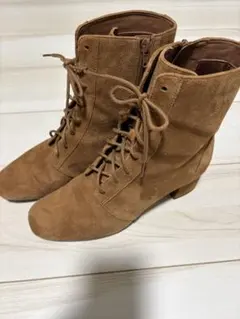 5168様専売　クラークス　 ブラウン スエード レースアップブーツ