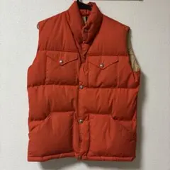 【70s〜80s 茶タグ ノースフェイス ダウンベスト】