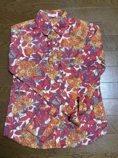 gaminerie 花柄 長袖シャツ サイズ2 美品のサムネイル
