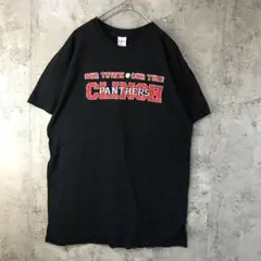 B2467古着　Tシャツ バックプリント　黒　90s Y2K