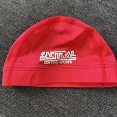 ◼︎ セントラル 水泳帽 プール　赤　Mサイズ