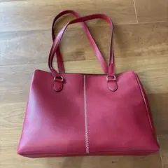 未使用 marieclaire 赤 トートバッグ