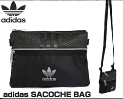 adidas SACOCHE BAG ブラック