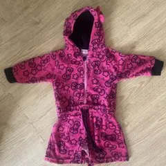 値下げしました。ハローキティ　ベビー服　80サイズ　カバーオール