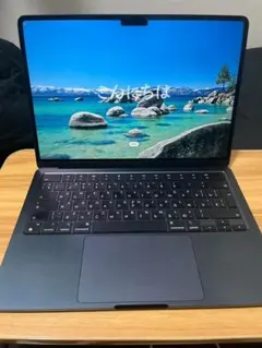 値下げApple MacBook Air M2 ミッドナイト 箱&充電ケーブル付 - メルカリ