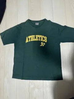 MLB ATHLETICS Tシャツ Lサイズ ダークグリーンのサムネイル