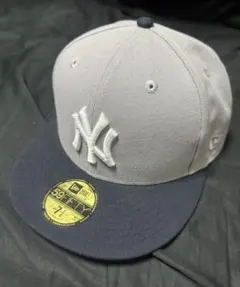 New Era 59FIFTY グレー/ネイビー 7 1/8