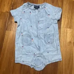 baby GAP デニム風ロンパース 3-6ヶ月
