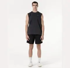 GOALSTUDIO ノースリーブ グレー M タンクトップ ゴールスタジオ