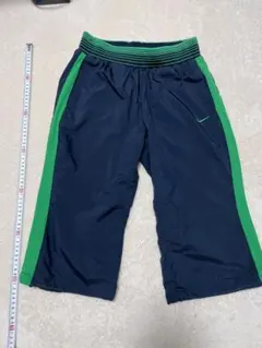 Nike クロップドパンツ Mサイズ ネイビー/グリーン