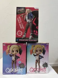 Qposketスーサイド・スクワッド ハーレイ・クイン フィギュア　3体セット