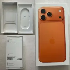iPhone 17promax 空き箱　オレンジ