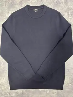 UNIQLO ウォッシャブルミラノリブクルーネックセーター L