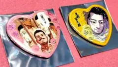 【2点セット】ゴールデンカムイ尾形百之助鯉登 月島宇佐美 鶴見 愛です缶バッジ