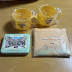 東京ディズニーランドホテル アメニティセット　コップ　エコバック　アメニティ缶