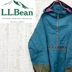 FU18《ホンジュラス製》L.L.Bean　アノラックパーカー　チロリアン90s