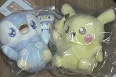 ポケピース 一番くじ A賞 ピカチュウ B賞 ポッチャマ ぬいぐるみ