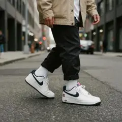 完品 NIKE AF1 プエルトリコ 26.5cm 白 紺 国旗 希少 古着