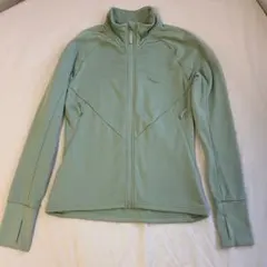 H&M move フロントジップスウェットジャケット 裏起毛 サムホール有り