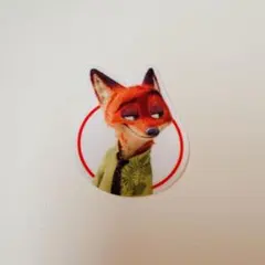 Disney / 貼ってはがせるエコワッペン ズートピア ニック