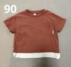 ★期間限定値下げ★apres les cours レイヤード風 Tシャツ 90のサムネイル