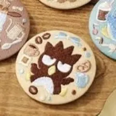 【値下げ】サンリオ ビスケット 刺繍缶バッチ biscuit3 バッドばつ丸くん