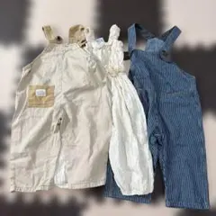 男の子　女の子　オーバーオール　まとめ売り　サイズ90