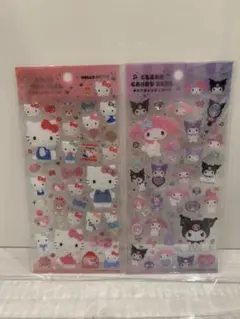 クリアキャンディシール サンリオキャラクターズ　2種セット
