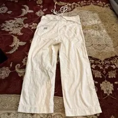 【Lee/リー】リラックスサロペット オーバーオール　ホワイト Mサイズ