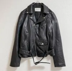 ビューティーフルピープル　ライダースジャケット　ダブル　レザー　羊革　ブラック黒