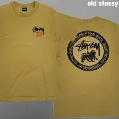 old stussy 80s 黒タグ L ラスタライオン Tシャツ USA製