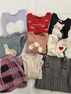 女の子　冬服まとめ売り　110cm