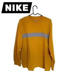 即購入可能！Nike 長袖カットソー イエロー グレー