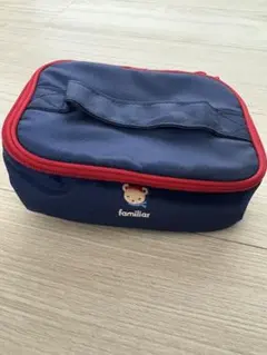 familiar ネイビー ミニポーチ