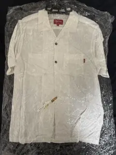 Supreme Playboy レーヨン半袖シャツ 白 S 19SS