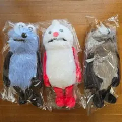 パペットスンスン・ノンノン・ゾンゾンぬいぐるみ3体セット チョコ