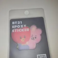 BT21 エポキシステッカー シール　TATA×COOKY