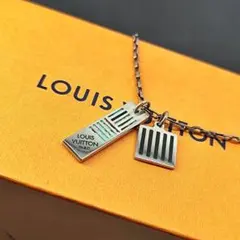 LOUIS VUITTON ダミエカラーズ シルバー ネックレス M62490 - メルカリ