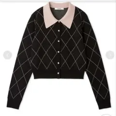 新品未使用【USAGI ONLINE限定】アーガイルチェックカーディガン