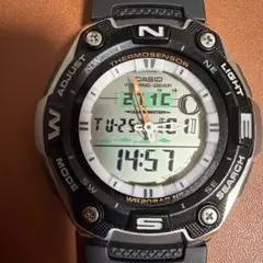 CASIO カシオ フィッシングギア AQW-101 釣り 腕時計 電池交換済