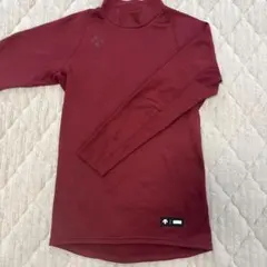 DESCENT エンジ 長袖 裏起毛 野球 ハイネック アンダーシャツ S