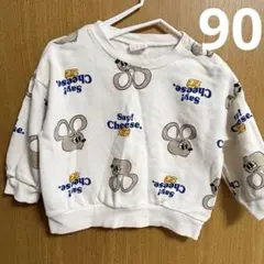 Say! Cheese. マウスデザイン トレーナー　90cm