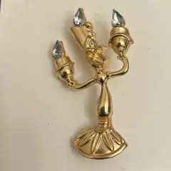 ルミエールブローチ　ゴールド　スワロ付　インパ