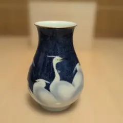 深川製磁　白鷺　花瓶　花器のサムネイル