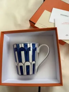 専用☆ HERMES マグカップ トール〈ブルー ダイユール〉 No3