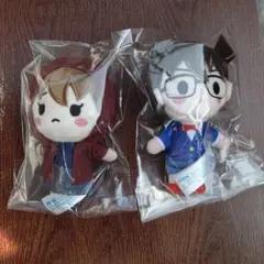 名探偵コナン セガラッキーくじメモリアルカット 江戸川コナン 灰原哀 2体セット