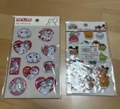 ベイマックスウォーターシール　ツムツム シール2枚セット